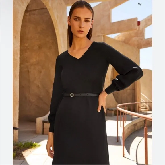 knee length dresses for ladies Women's Gathered Panel Dress | Size: Medium main image 0